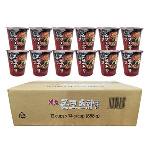 레드 돈코츠향 라멘 74g, 12개