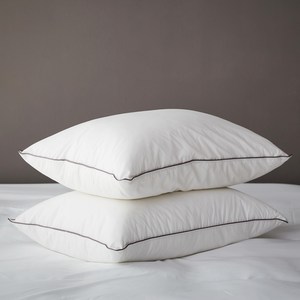 라뽐므 코튼 구스베개 2p, 화이트, 2개