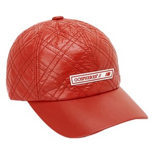 고스피어 여성용 로고 패치 퀼팅 모자 PW2WCA55, 1개