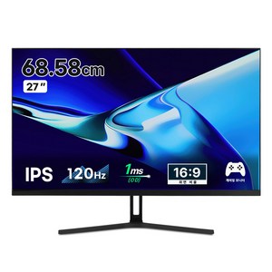 어드밴스원 FHD IPS 리얼 120Hz DP 2HDMI 게이밍 모니터, 68.58cm, MTR27F120V(무결점)