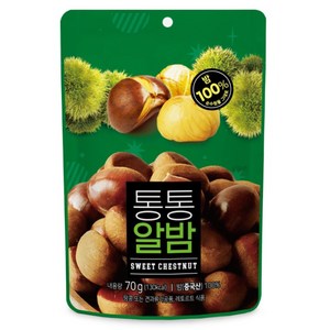 너트리 통통알밤, 70g, 1개