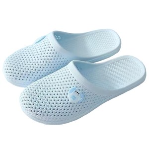 몬드스팟 미끄럼 방지 앞코막힘 가벼운 욕실 슬리퍼 YY57446, 블루, 1개
