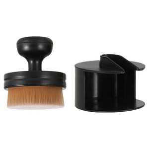 월드크린 메이크업 플랫 원형 브러쉬, 1개