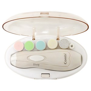 콤비 유아용 네일트리머 세트, 1세트, 베이지