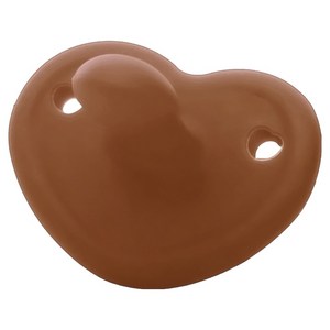 티지엠 유아용 올 실리콘 하트 쪽쪽이, 미니, 마룬, 1개