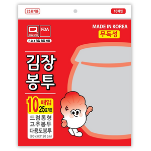 우진크린라이프 두꺼운 김장봉투 90 x 120 cm, 1개, 10개입, 드럼통형