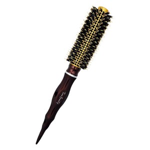 티나뷰티 골드 에어홀 롤 브러쉬 4호, 골드 + 메탈릭브라운, 1개