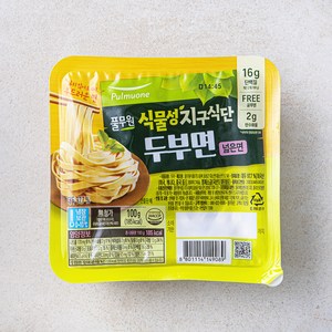 풀무원 식물성지구식단 두부면 넓은면, 100g, 1개