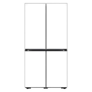 [색상선택형] 삼성전자 비스포크 875L 프리스탠딩 글래스 4도어 냉장고 방문설치, RF85DB90B2W6