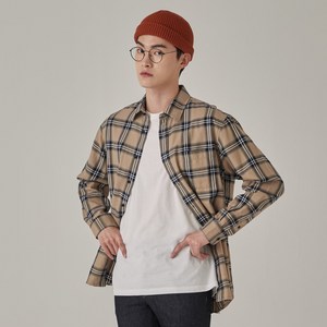 스파오 남성용 웜코튼 체크 셔츠
