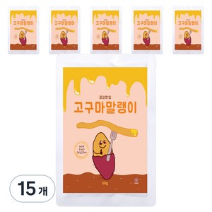 공감한입 해남 달달 고구마말랭이, 60g, 15개