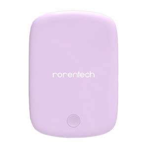 로랜텍 파스텔 아이폰 맥세이프 갤럭시 고속 무선충전 보조배터리 QC3.0 10000mAh, MB-15, 퍼플