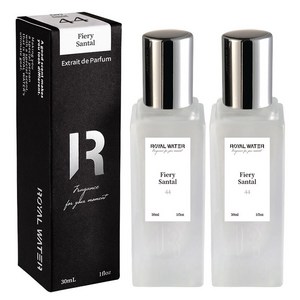 로얄워터 엑스트레 드 퍼퓸 파이어리 상탈, 30ml, 2개