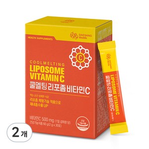 대상웰라이프 쿨멜팅 리포좀 비타민C 30p, 60g, 2개