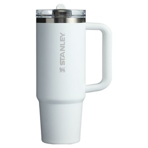 스탠리 퀜처 프로투어 플립스트로 텀블러, 프로스트 화이트, 1개, 887ml
