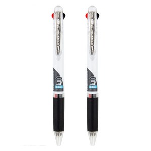 유니 제트스트림 3색 볼펜 0.5mm SXE3-404-05, 화이트, 2개