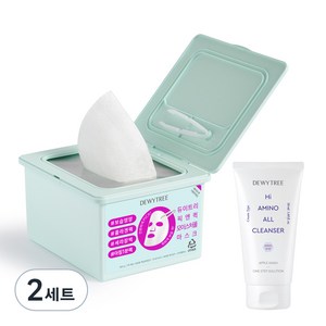 듀이트리 스페셜 픽 앤 퀵 모이스처풀 마스크 + 하이아미노 폼 50ml, 2세트