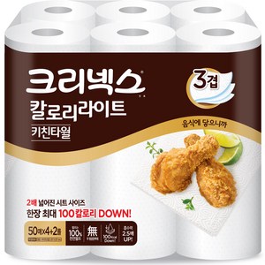 크리넥스 칼로리라이트 롤키친타월, 6개입, 1개