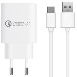 퀄컴 QC3.0 18W 고속충전기 + 타입C케이블 1.2m