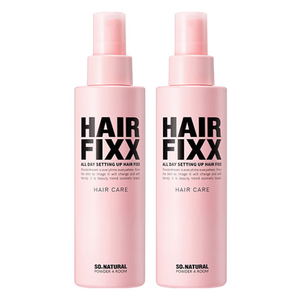 쏘내추럴 파우더포룸 올 데이 세팅 매직 픽서 헤어스타일링제, 155ml, 2개