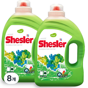 쉬슬러 액상세제 유칼립투스 본품, 3.05L, 8개