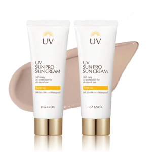 이자녹스 유브이 선 프로 365 데일리 커버 듀오 기획 세트 SPF50+ PA+++, 70ml, 2개