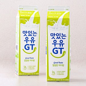 맛있는우유GT 깔끔한 저지방우유, 900ml, 2개