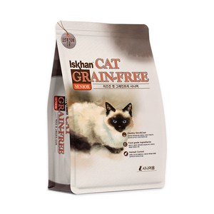 이즈칸 캣 그레인프리 시니어, 생선, 2.5kg, 1개