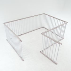 독톡 강아지 울타리 펜스 ABS 50cm 10p, 상하단(코코아밀크), 파이프(화이트)
