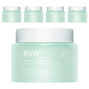 알엔더블유 모이스처 슬리핑 마스크 속건조 보습 수면 팩, 5개, 100ml