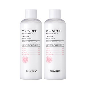 토니모리 원더 세라마이드 모찌 토너, 500ml, 2개