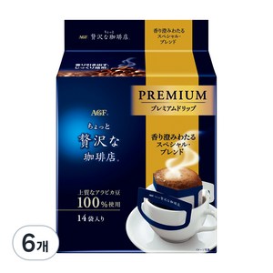 에이지에프 프리미엄 드립 스페셜 블렌드 커피, 112g, 6개