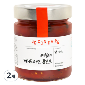 쎄콩데 체리토마토 콩포트, 260g, 2개