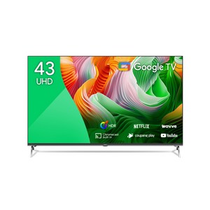 더함 4K UHD LED 구글 OS TV, 109cm(43인치), UA431UHD M8X CHIQ 2023, 고객직접설치, 스탠드형