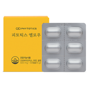 피토틱스 옐로우 프로바이오틱스 500mg, 30정, 1개