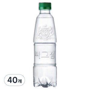 씨그램 피치 무라벨 탄산수, 450ml, 40개