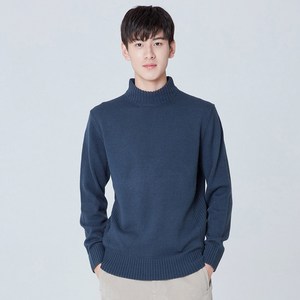 마인드브릿지 남성용 캐시크릴 하프 터틀넥 니트 MSKT7116