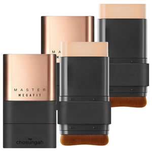 조성아TM 메가 핏 스틱 파운데이션 마스터 SPF50+ PA++++ 16g, 라이트 베이지, 2개