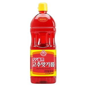 오뚜기 오쉐프 고추맛기름, 1개, 1.5L