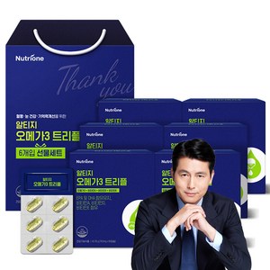 뉴트리원 알티지 오메가3 트리플 선물세트, 6개, 60정