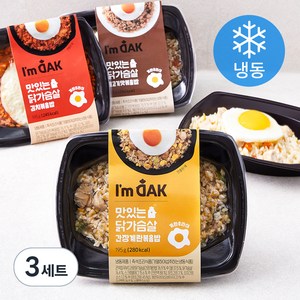 아임닭 맛있는 도시락 4종 세트 (냉동), 3세트