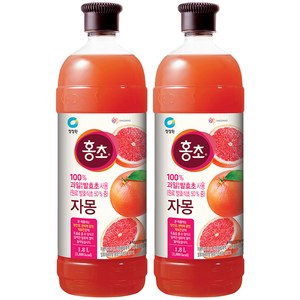 청정원 홍초 자몽, 1.8L, 2개