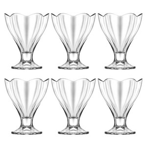 라브 아이스크림컵 250ml LIL425, 투명, 6개