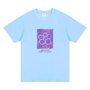 제니 여아용 오버핏 어라운드 반팔 티셔츠 JN2039T