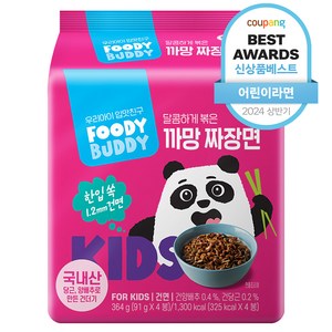 푸디버디 까망 짜장면, 91g, 4개