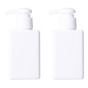 지앤와이 로션 펌프 공병 100ml, 2개, 화이트
