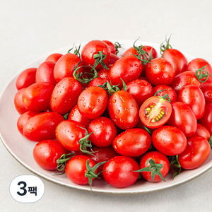 전남화순 도곡로컬푸드 GAP 인증 대추방울토마토, 1.5kg, 3팩
