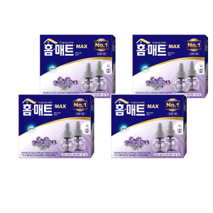 홈매트 리퀴드 알파플러스 홈솔루션 라벤더 리필 2p, 58ml, 4개