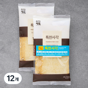삼진어묵 특천사각, 300g, 12개