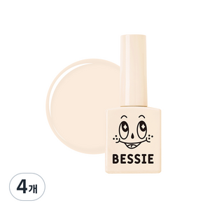 베씨 컬러 시럽젤 11ml, S01 레이스 베이지, 4개